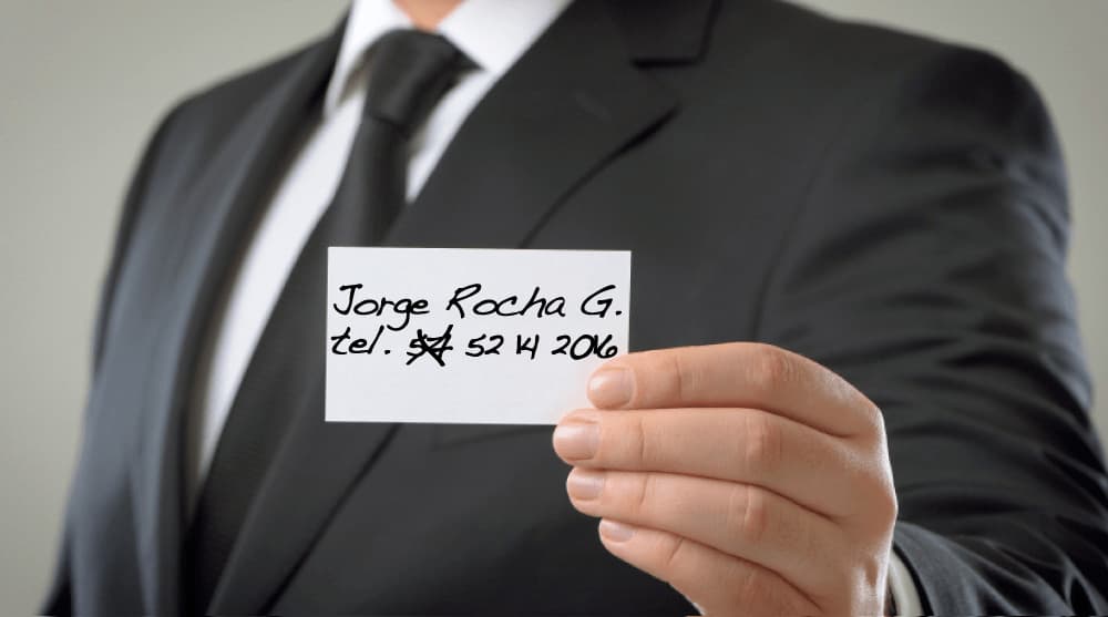 Tarjeta de presentación Imagen